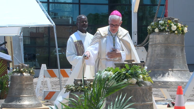 Historic bells blessed at Epiphany Cathedral in Venice