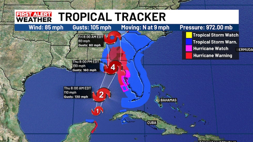 Helene Status 11PM Update: Helene continues to strengthen