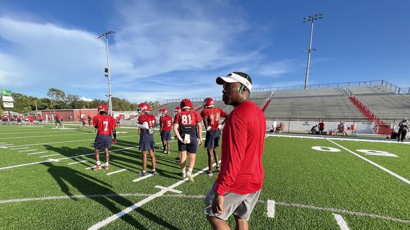 Coach Green with the Hurricanes.