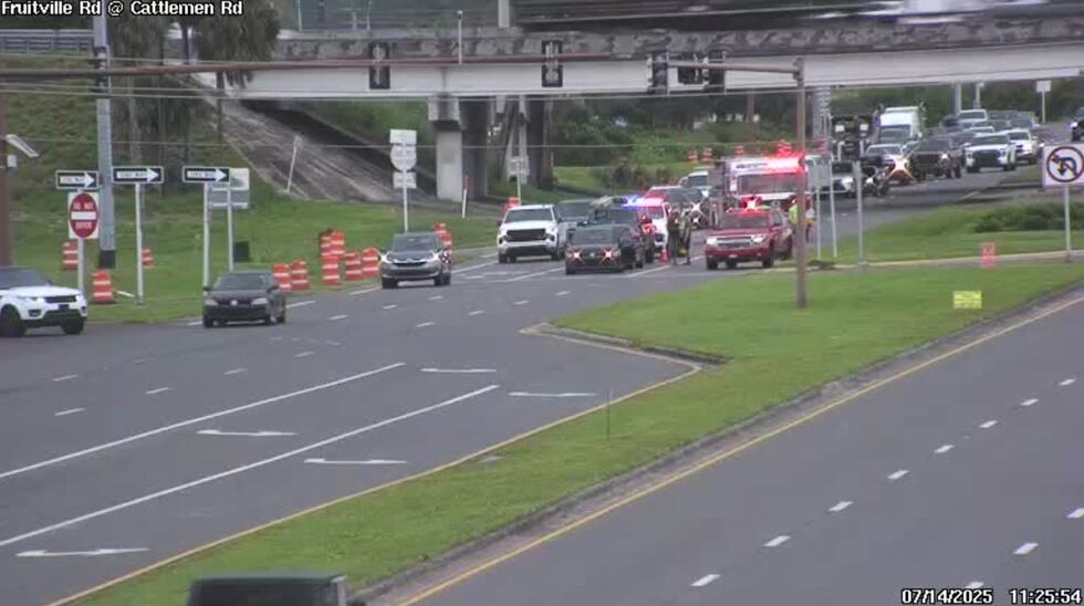 The Florida Department of Transportation is reporting a motor vehicle accident on Fruitville...