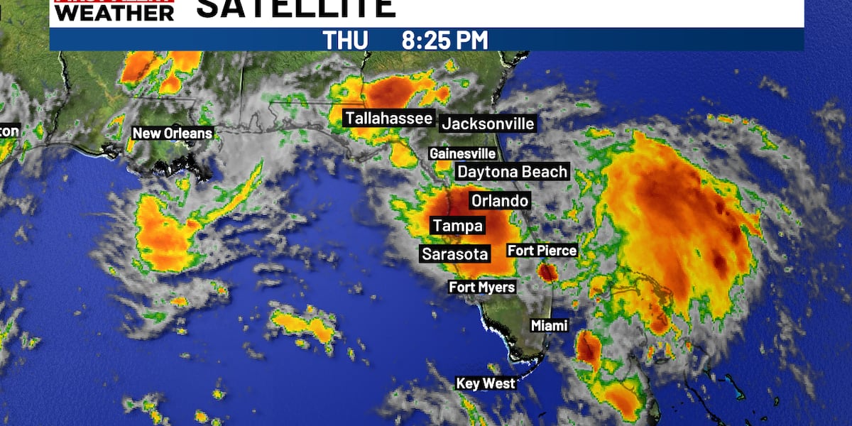 First Alert: Tropical moisture Tracked Into Next Week as Storms Fire Up