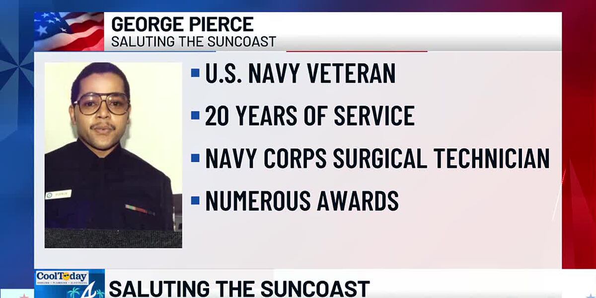 George R. Pierce Scientist Saluting the Suncoast: U.S. Navy veteran George Pierce