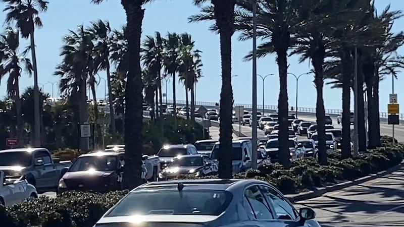 Traffic off Lido Key was backed up for miles when unscheduled work on the Gulfstream Avenue...