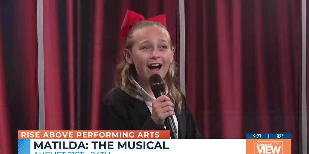 Anna Mathilda Matilda The Musical at Rise Above Performing Arts