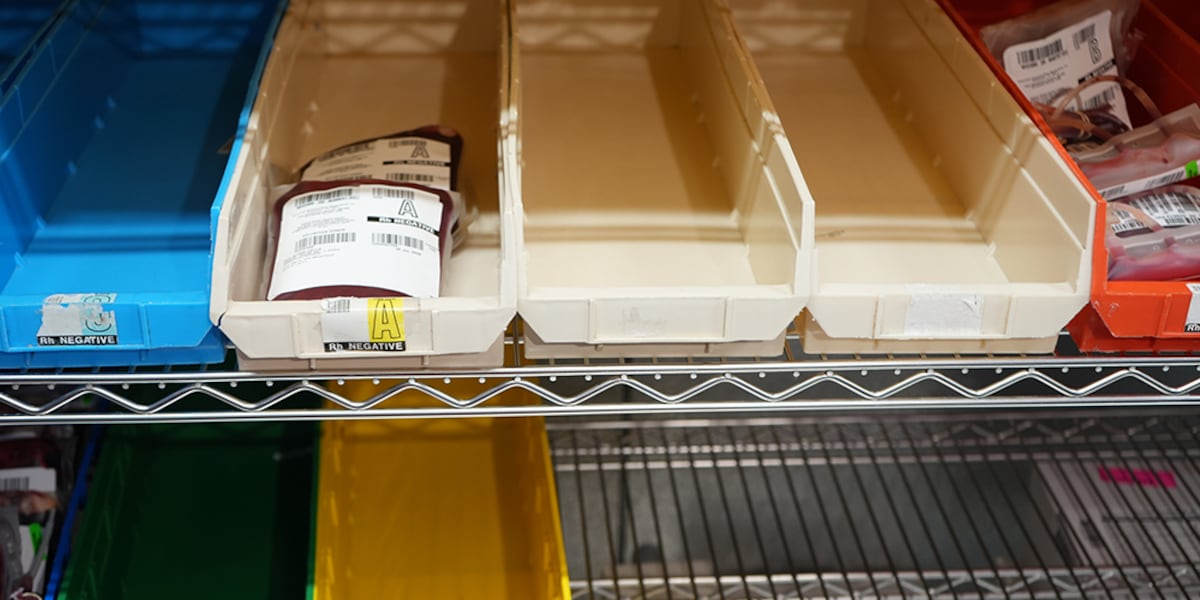 SunCoast Blood Centers reports critically low supply, seeks donors