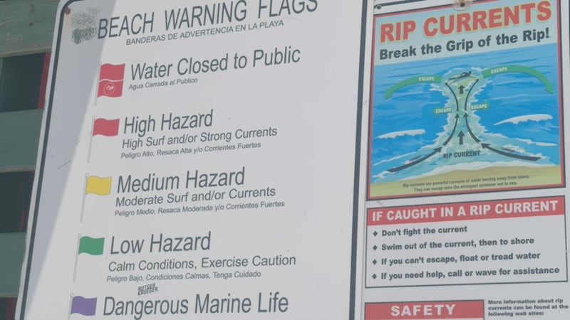 Siesta Key beachgoers urged to use caution with rip currents