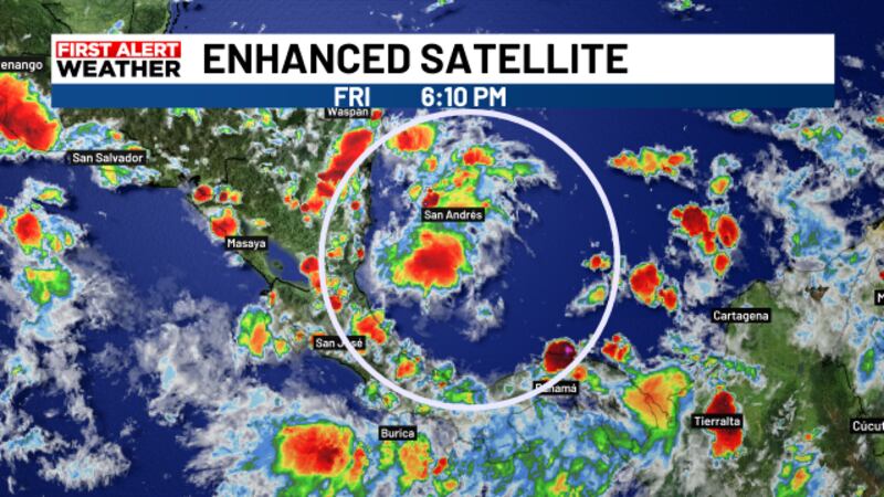 Tropical depression or storm likely by the end of the weekend in the Caribbean. Still too...