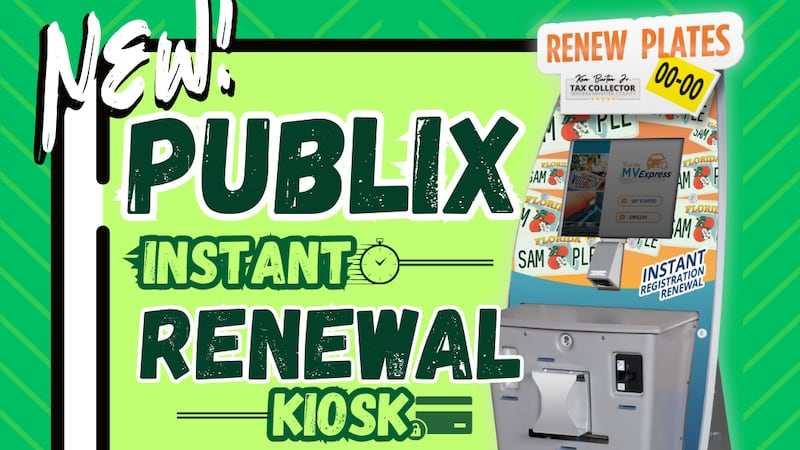 Palmetto Publix gets new instant vehicle registration renewal kiosk