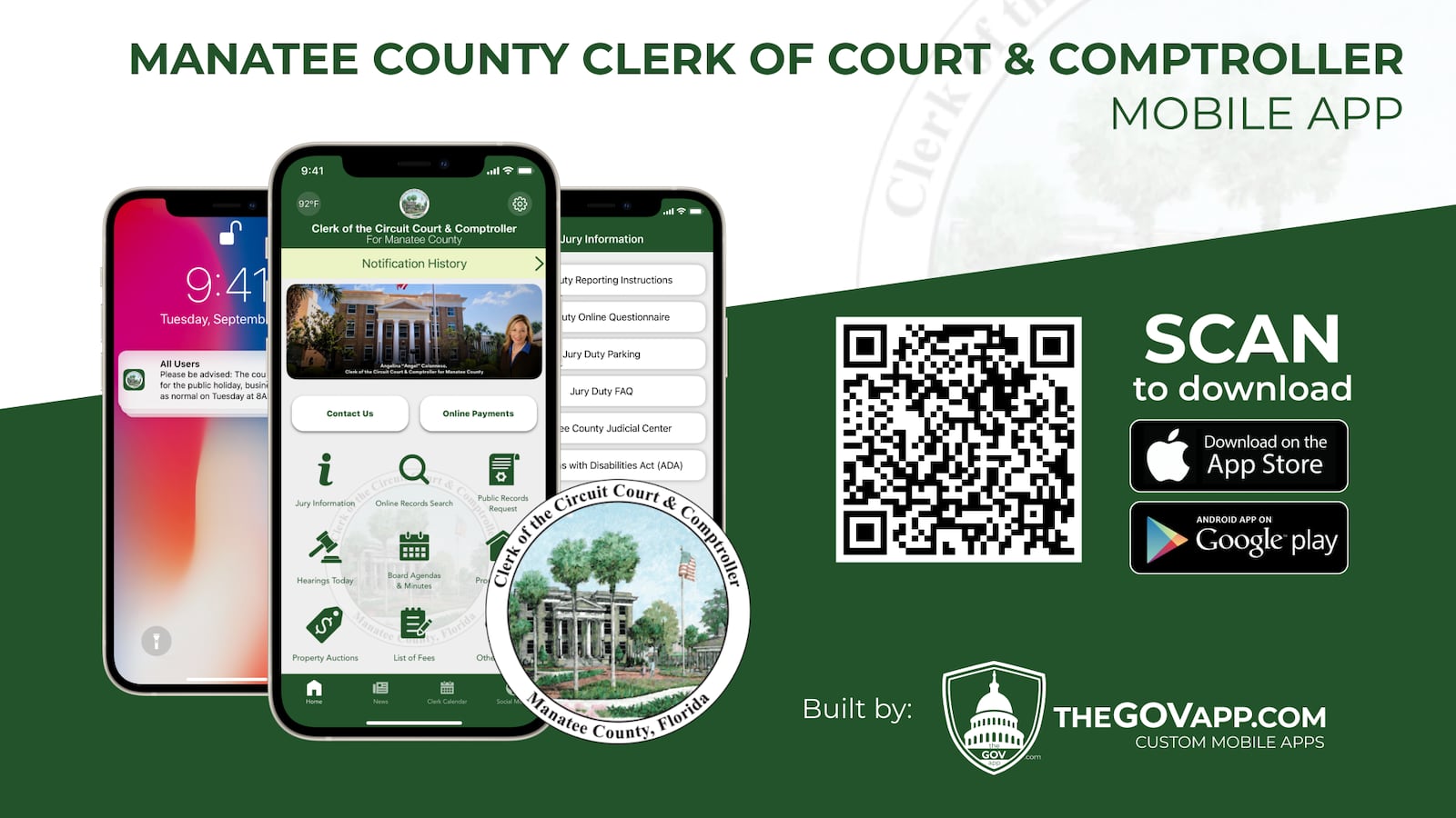 Manatee Clerk of Court launches a new mobile app Manatee Clerk of Court launches a new mobile app