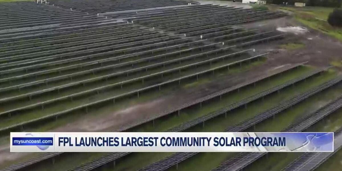 FPL launches largest community solar program