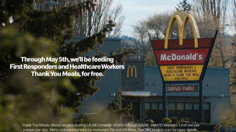 Mcd Food Rescue Program McDonald’s to provide free “Thank You Meals