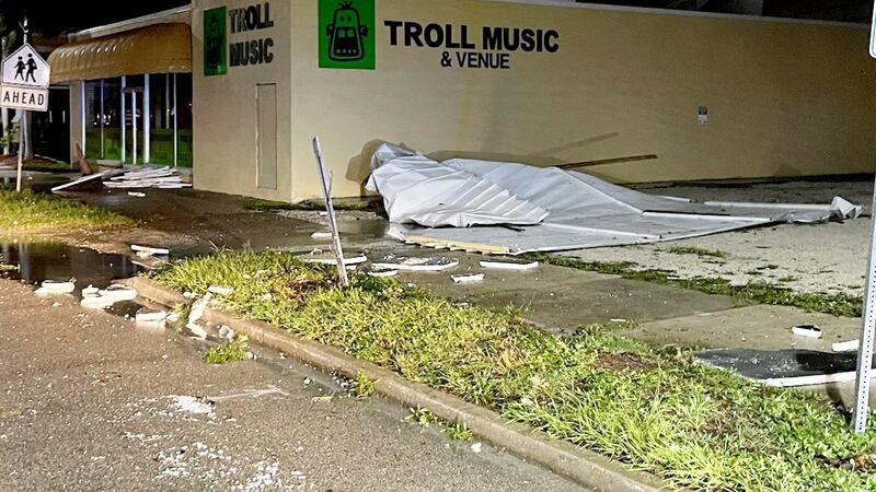 Hurricane Idalia ripped the roof of a Venice business