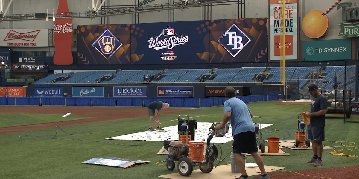 Cosine Number Line Brewers, Rays fans gear up for World Series Game 1