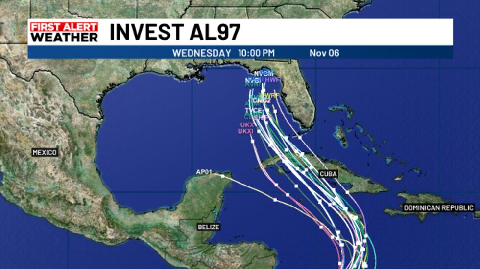 7 AM Update: Invest AL97 developing in the southern Caribbean