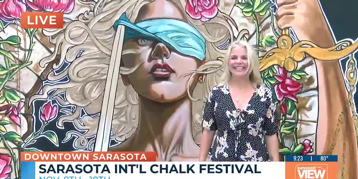 Sarasota Int'l Chalk Festival is Nov. 8th 10th Suncoast View